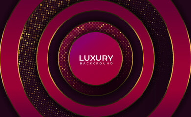 Abstract Luxury red Background with Glitter Gold