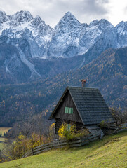 Fall in Julian Alps, Slovenia 