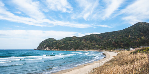 鳥取県　東浜の風景
