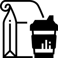 grab glyph solid icon