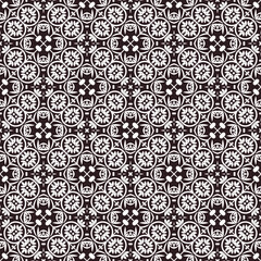 Fototapeta premium Abstract geometric pattern. A seamless background, vintage texture.