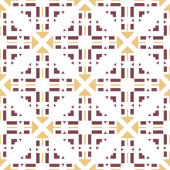Abstract geometric pattern. A seamless background, vintage texture.