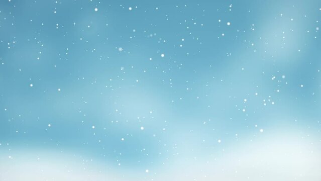 falling snow background 