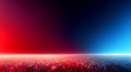 Abstract red and blue gradient geometric diagonal layer on black background. abstract red and black...