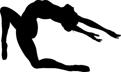 Ballet Dancer Silhouette Set © Christos Georghiou