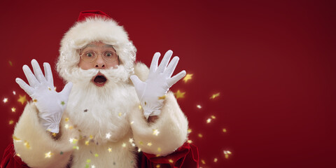 surprised santa claus
