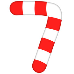 Candy Cane Number 7