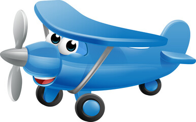 Airplane Cartoon Character