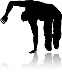 Street Dance Dancer Silhouette
