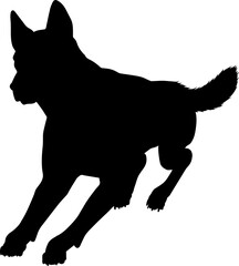 Dog Silhouette Pet Animal