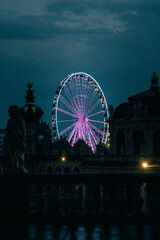 ferris wheel in the night