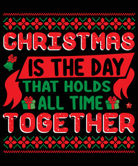 CHRISTMAS T SHIRT DESIGN VECTOR