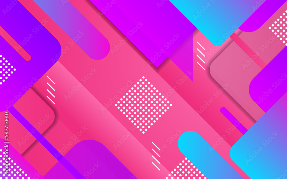 Aufkleber minimal geometric shape background. abstract colorful geometric gradient background.