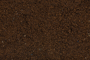 the natural black coffee powder