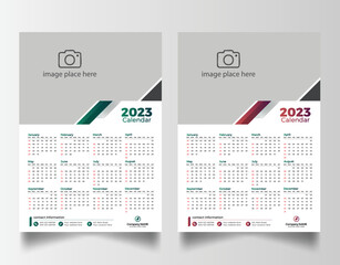 2023 Calendar design template
