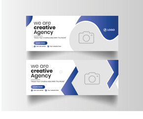 Digital marketing social media cover template
