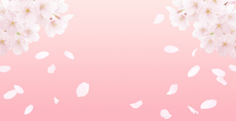 桜 イラスト リアル 背景