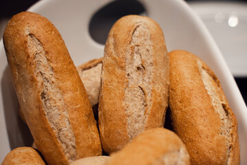 Bread table with the right lighting