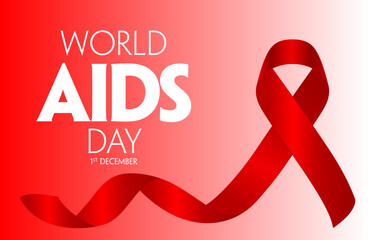 aids day awareness vector background