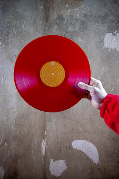 rote Schallplatte