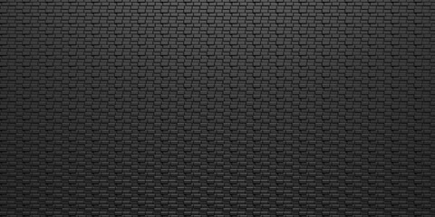 Obraz premium abstract 3d texture black square pattern background,grunge surface-illustration wallpaper.3d rendering.