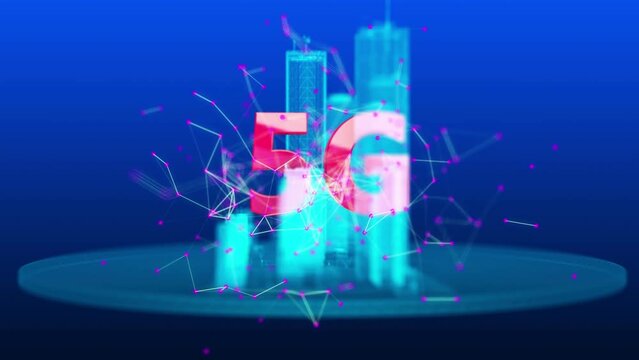 5G network wireless smart city technology video