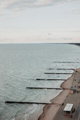 Obraz premium wooden pier on the lake