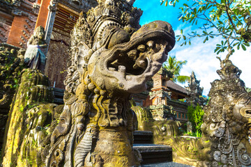 Saraswati temple in Ubud on Bali