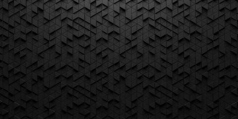 abstract 3d texture black square  pattern background,grunge surface-illustration wallpaper.3d rendering.