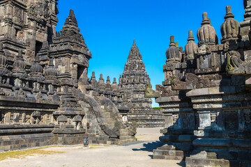 Fototapeta na wymiar Prambanan temple in Yogyakarta