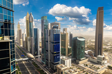 Aerial view of  Dubai