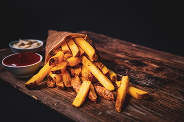 french fries with sticks - 547740878