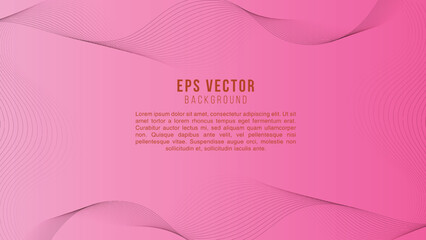 Pink Gradient Line shape Background Abstract EPS Vector