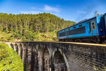 Nine arch bridge in Sri Lanka