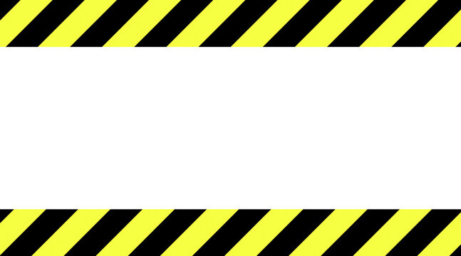 Isolated warning caution tape backdrop (angled stripes).

