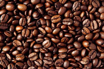 Roasted coffee beans