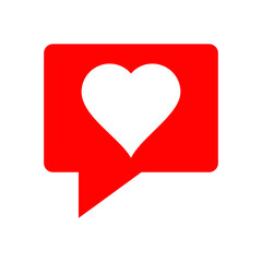 heart icon vector logo template