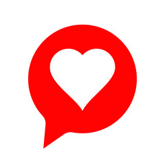 heart icon vector logo template