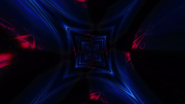 Abstract Cyberspace Animation Background, Loop, 4k
