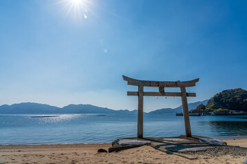 香川県三豊市粟島の風景