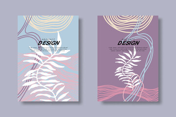 10272022Set of abstract creative universal artistic templates. Good for poster, card, invitation, flyer, cover, banner, placard, brochure and other graphic design.
