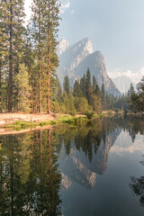 Three Brothers, Yosemite Valley, California, US