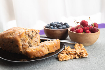 budin de frutos rojos organico natural