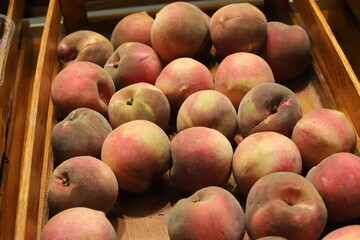 Vegetables and fruits are sold at a bazaar in Israel.