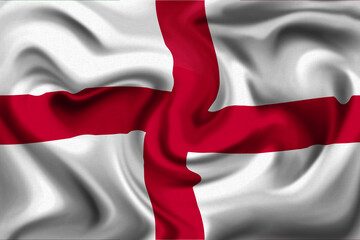 3d illustration of england flag