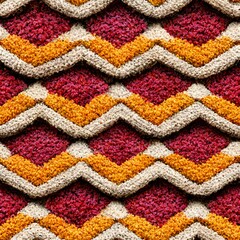 Fototapeta na wymiar Close up of colorful fabric seamless texture