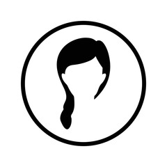 Perm, hair, saloon icon. Editable vector graphics.