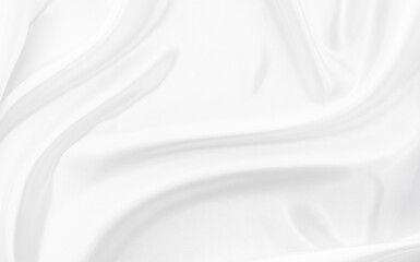 Obraz premium White gray satin texture that is white silver fabric silk background with beautiful soft blur pattern natural.