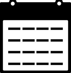 Callender icon.Calendar planner icon. Reminder organizer event signs. Calendar notification icon. Business plan schedule. Stock vector