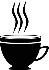 Coffee cup icon. Vector illustration. on white background